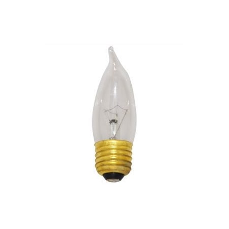 Replacement For LIGHT BULB  LAMP 40EFC3 INCANDESCENT B SHAPE 25PK